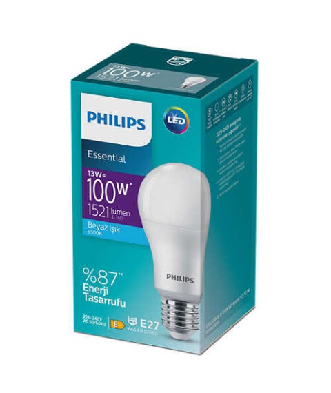 PHILPS ESS LEDBULB E27 13 W 6500K 230 V